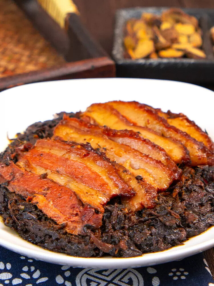 Shuanghui braised pork with preserved plums home-style specialties 红烧梅菜扣肉320g Secondary image