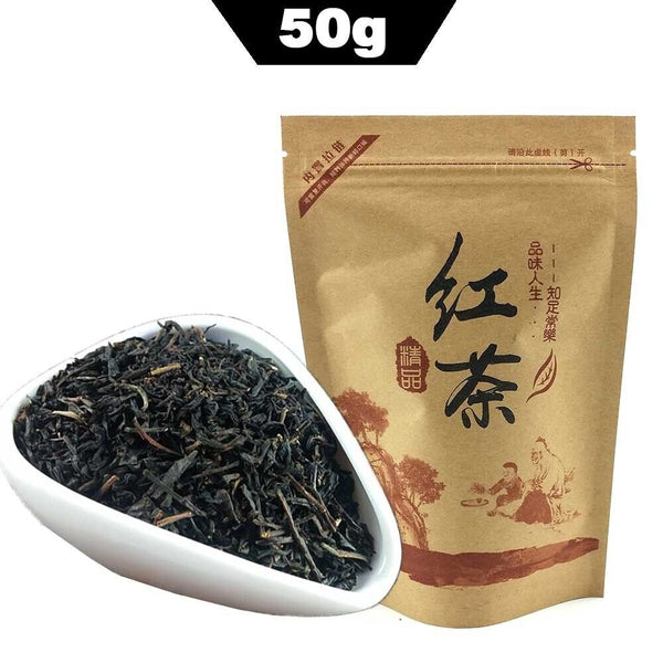 TeaLychee Black Tea Kongfu Red Tea Litchi Lichee Flavoring Paper Bag 50g