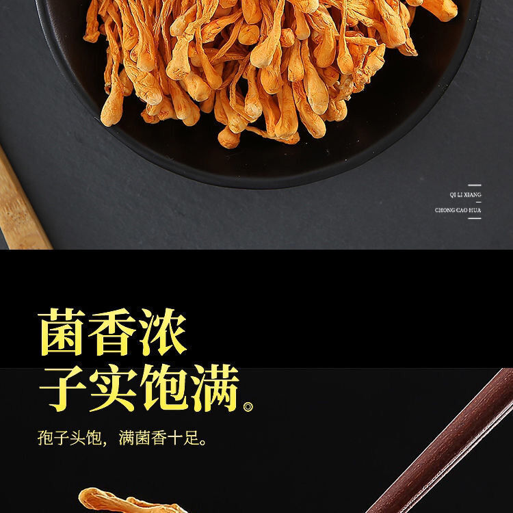 500g Chinese Dried Chinese Jin Chong Cao Cordyceps~Cordyceps Militaris Herb