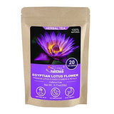 FullChea - 20 pcs Egyptian Blue Lotus Flower Tea Bags Premium Lotus Herba Tea