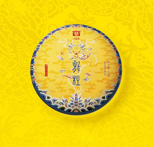 Dragon Pole * TAETEA Menghai Dayi Pu-erh Tea Ripe Puer Shu Cake 357g 2101