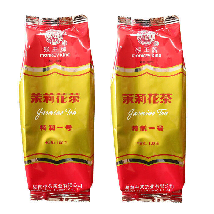 Monkey King Famous Premium Organic Jasmine Green Tea 100g*2bags