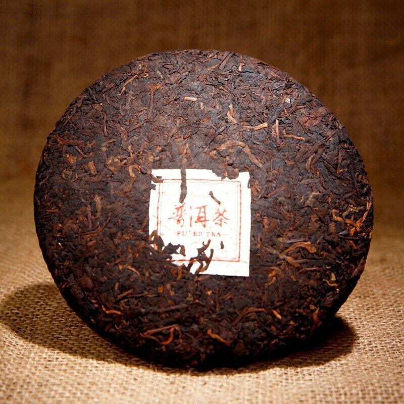 Yr Ji Shun Hao Ma Bang Tribute Tea Puerh Pu-erh Cake Ripe Shu Puer Tea 357g
