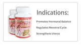 2 bottles of Men Fertility Tablets + Women Health Fertility Tablets Supplements