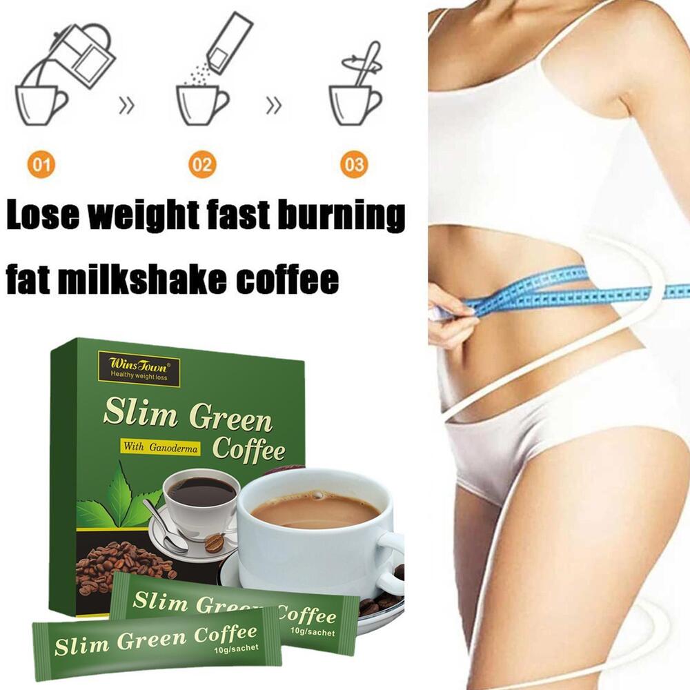Slim Green Coffee with Ganoderma Control Weight Detox Tea Weight Loss 18pcs/box Secondary image