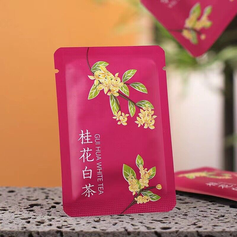 10Pcs Sweet Olive Flower White Tea Top Fuding White Tea Brick Chinese Flower Tea Secondary image
