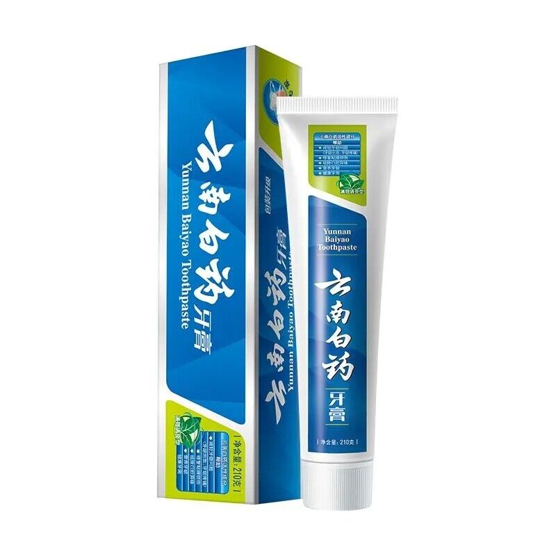 45g*2 No fluorine Toothpaste mint refreshing 云南白药 牙膏{薄荷留兰香型} 清口气减轻牙龈问题 保护牙齿养护牙龈