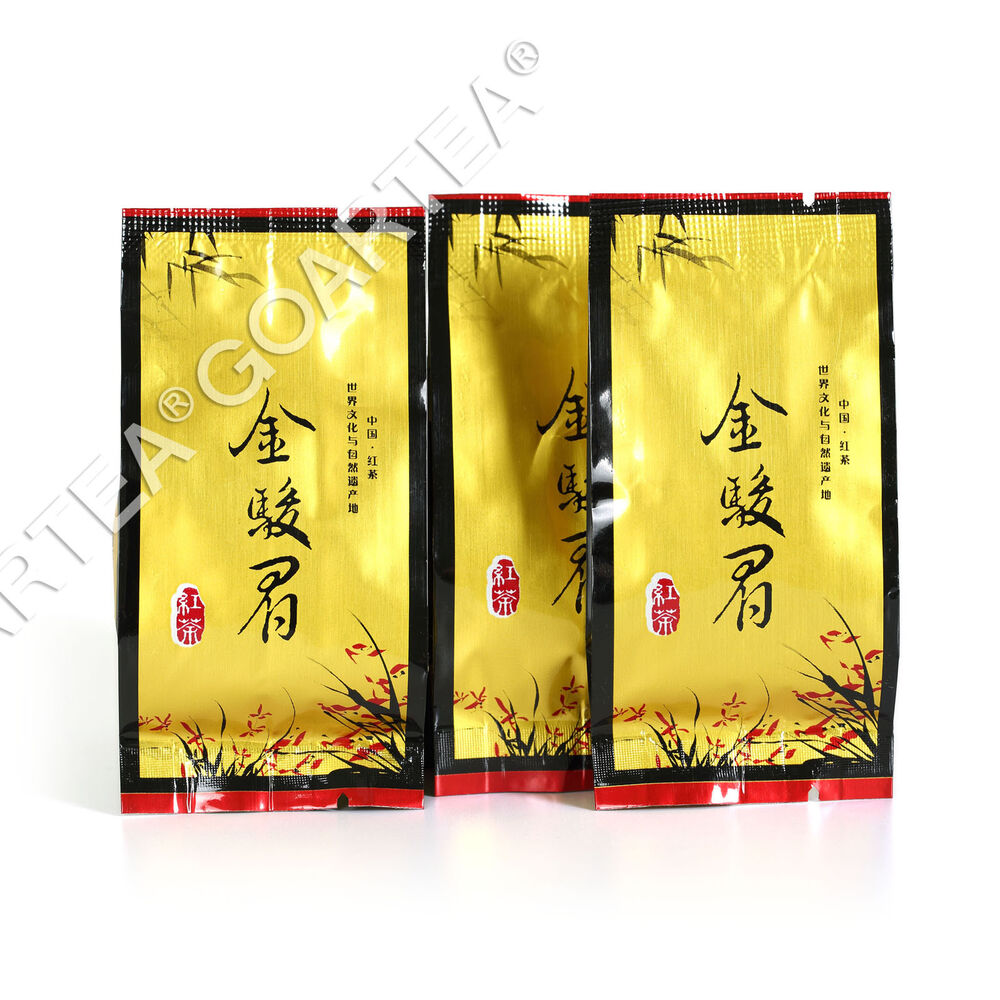 Tea50G 5Pcs*5g Nonpareil Supreme Organic Jinjunmei Golden Bud Eyebrow Black Tea