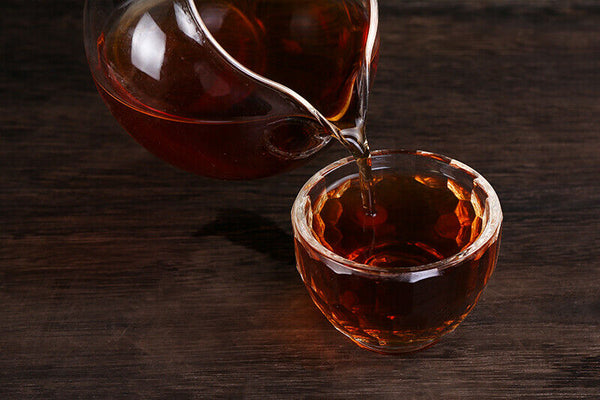 Ba Jiao Ting Classic A Brick Pu'er Tea Cooked Menghai Arbor Puer Ripe 250g