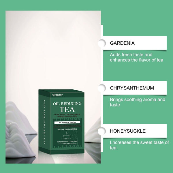 Excellent Formula, Oil Cleansing Tea for Liver Oil-Reducing Tea-10 Herbal