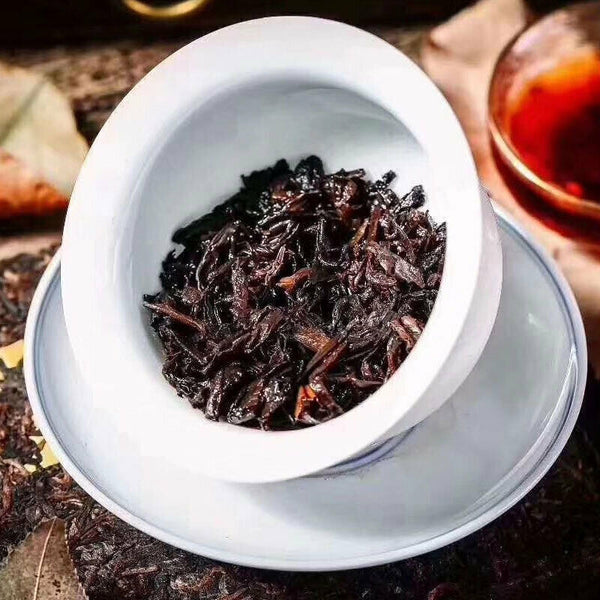 CHINA TEA Brand Classic 7581 Zhong Cha Puer Pu-erh Tea Brick 250g Ripe