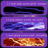 Waterproof Silicone 10 modes Heated Male Thrusting Therapy Shock Massager Plug