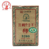 Three Cranes Sanhe Liu Pao Tea 3208 Golden Flower Dark Tea China Tea 400g