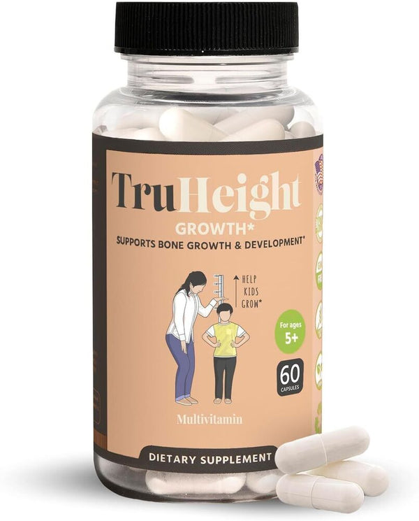 Natural Height Growth Supplement für Kinder & Jugendliche 60 Kapseln