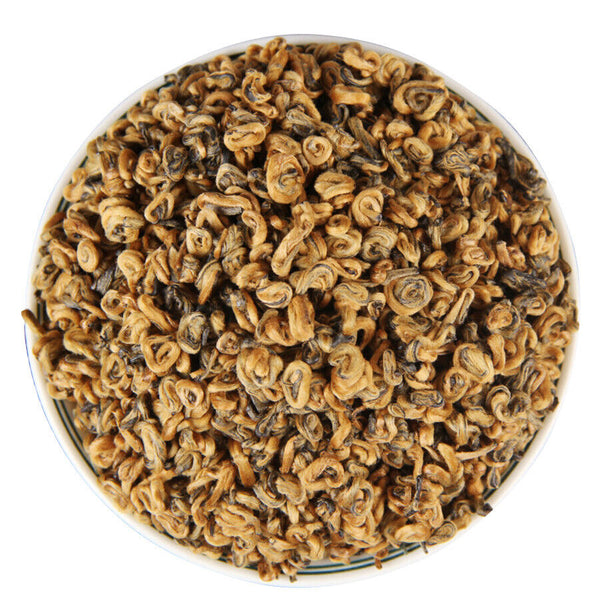Yunnan Golden Dianhong Balck Tea Fengqing Dian Hong Huang Jin Luo Loose