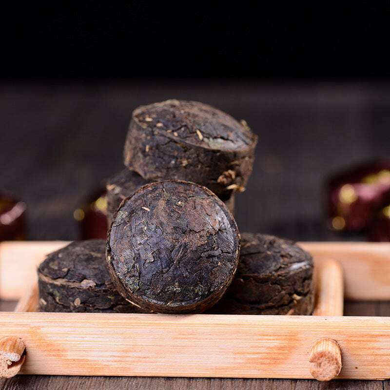 500g Yunnan Ripe Puerh Black Tea Glutinous Rice Fragrance Cooked Pu-erh Tuocha Secondary image