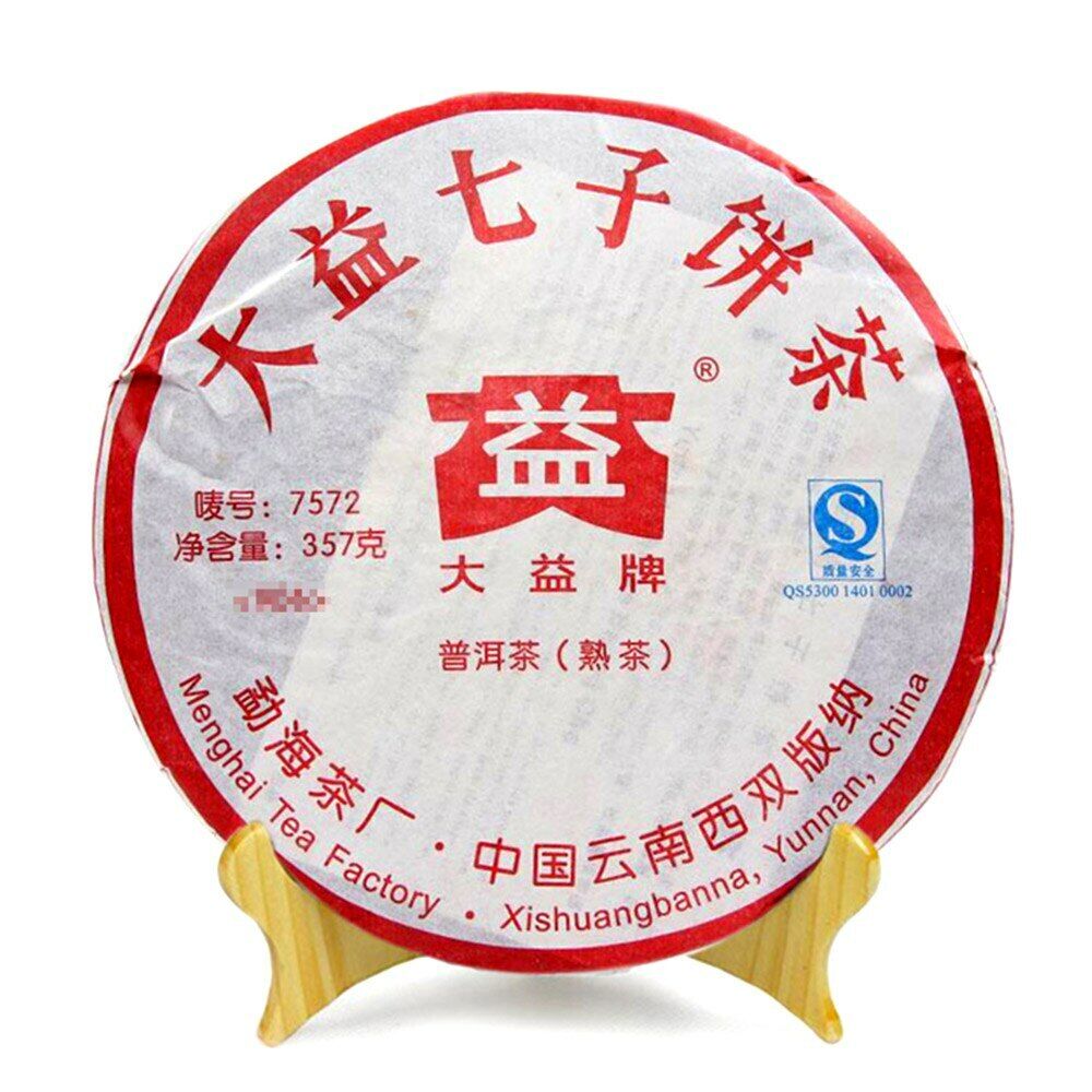 TAETEA 7572 Random Batch Ripe Puer High Quality Shu Puerh 357g Main image