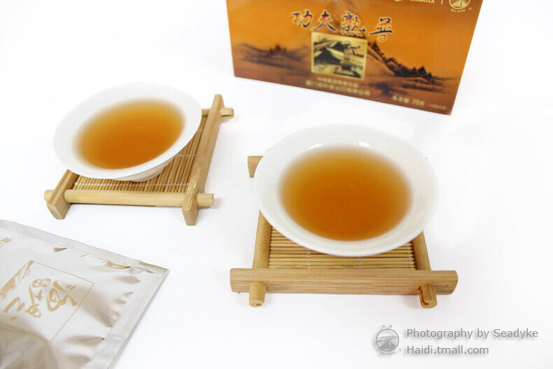 GONG FU SHU PU TEA XPT412 Sea Dyke XPT412 Kung Fu Pu-erh Tea Loose 70g Ripe