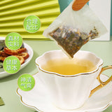 同仁堂柠檬山楂荷叶茶脂流茶冬瓜荷叶茶夏季茶饮养生茶155g TongRenTang Lemon Hawthorn Lotus Leaf Tea