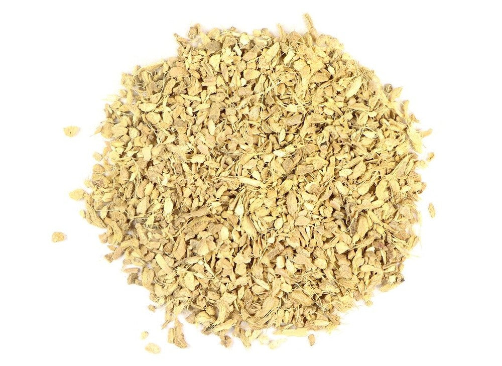 A-Grade Ginger Root Dried Cut Tea Infusion, Premium Quality