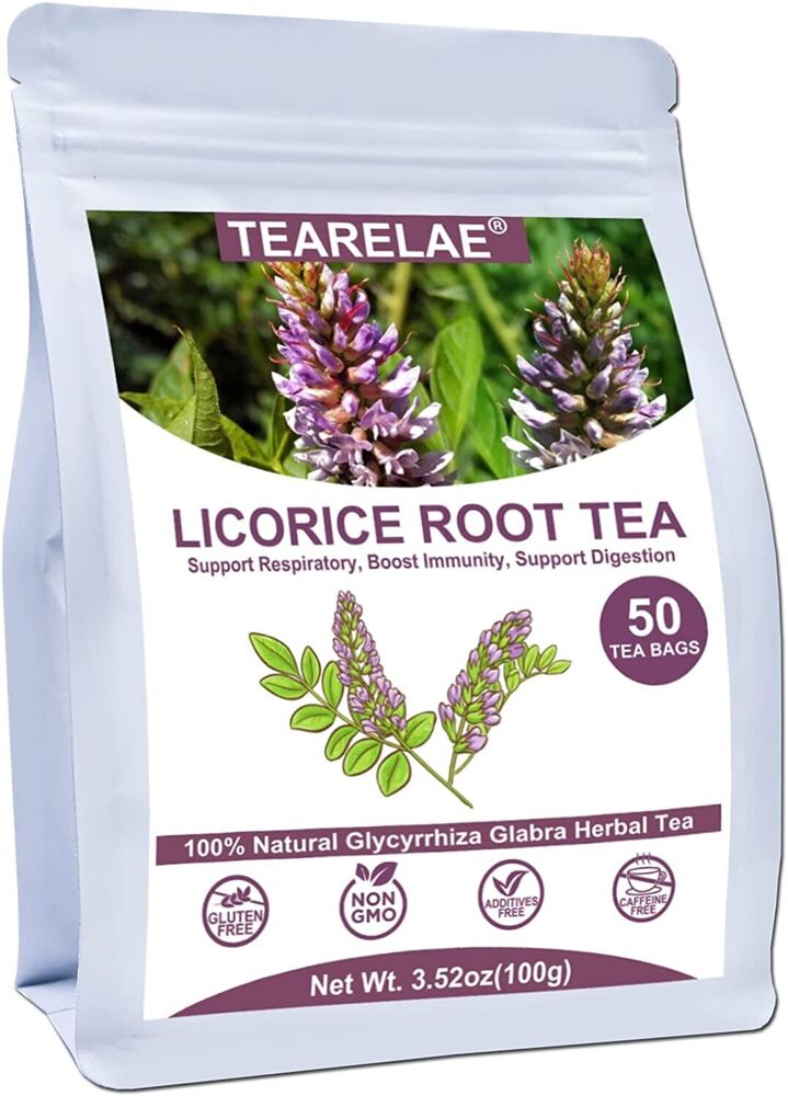 TEARELAE Licorice Root Tea 2g x 50 Count Pure Natural Herbal Tea Bag Main image