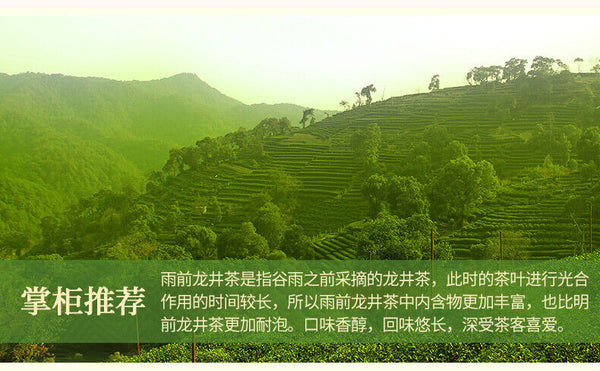 XI HU Yu Qian 3rd Grade Nong Xiang Longjing Long Jing Dragon Well Green Tea 250g