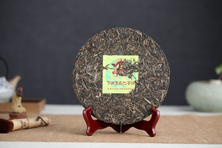 XiaGuan ECOLOGICAL PUERH BING Ancient Tree Tea Puer Tea Raw Iron Cake 357g
