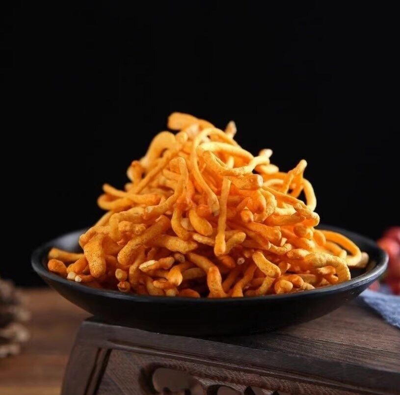 500g Herb Cordyceps Militaris Dried Chinese Jin Chong Cao Cordyceps Flower 金虫草 Main image