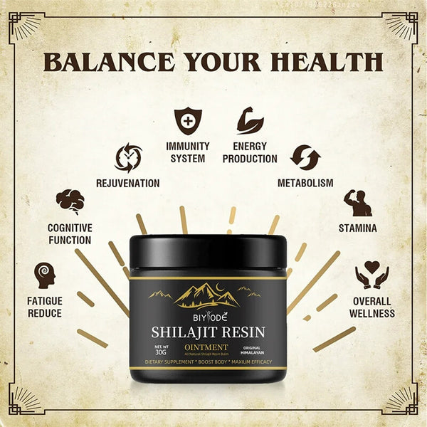 Himalayan Pure 100% Shilajit - Extrem Potente Organisches Weichharz, Fulvosäure
