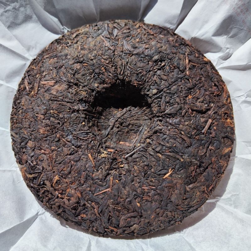 Yunnan Menghai Guyi YU BANG Classic Pu'er Flavor Ripe Round Tea Pu Erh 357g
