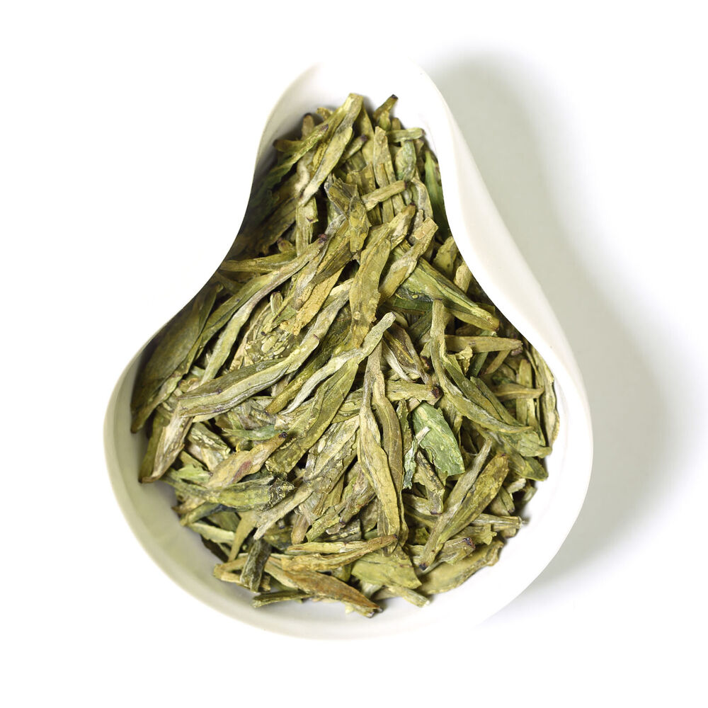HELLOYOUNG Supreme Xihu Longjing Dragon Well Chinese Green Tea Spring Loose Leaf Main image