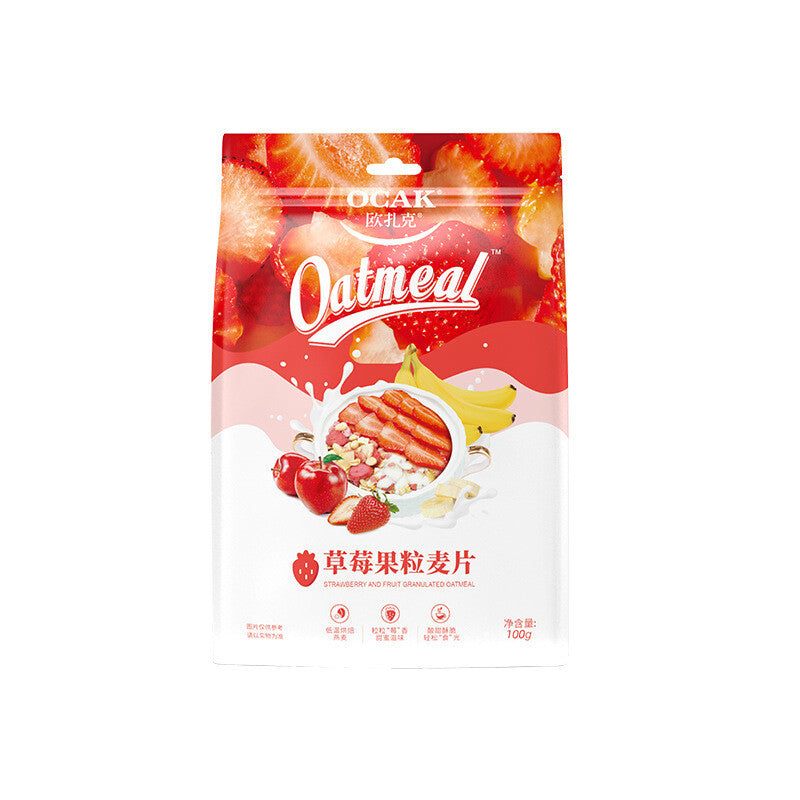 100g/ bag Multi-flavored fruit nut cereal Yogurt oatmeal breakfast porridge Secondary image