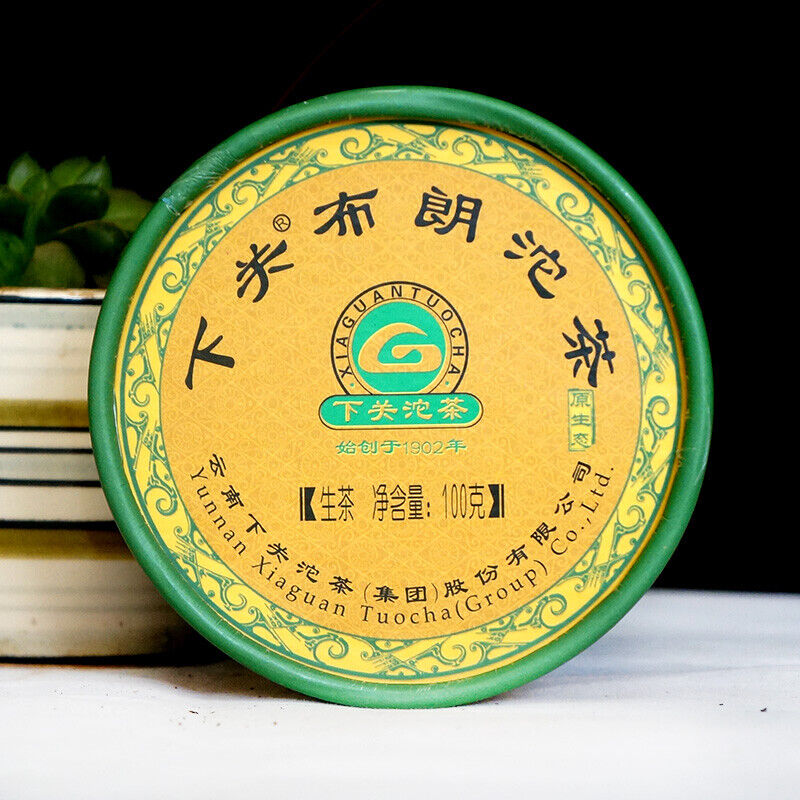 Bulang Ancient Tree Puerh Shen Xiaguan Tuocha Pu'er Tea Raw Tea 100g Box Main image