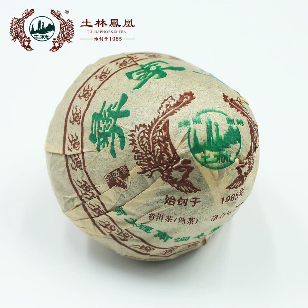 TuLin Phoenix Chinese Puer Tea "Yi Jia" Mushroom Tuocha Shu Puerh 250g Main image