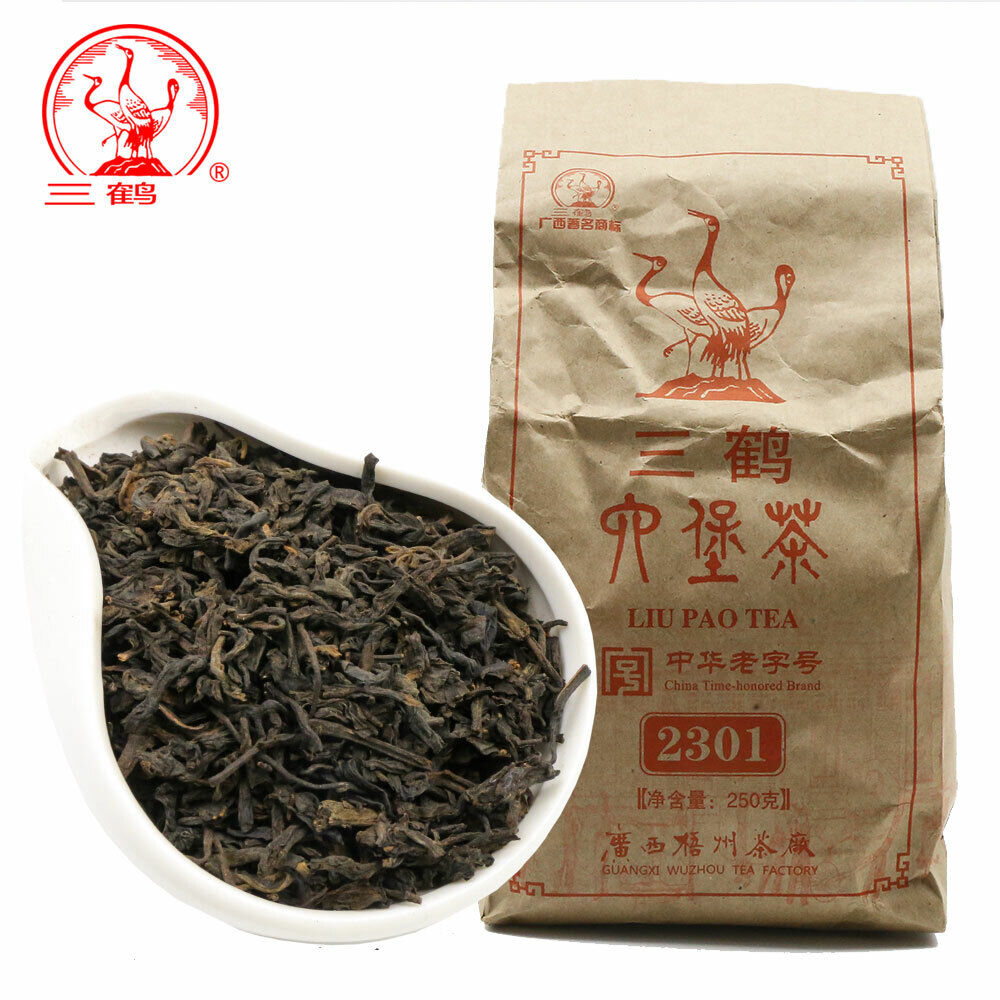 Three Cranes Sanhe Loose Liupao Tea Dark Tea 2301 Aged Teas 250g