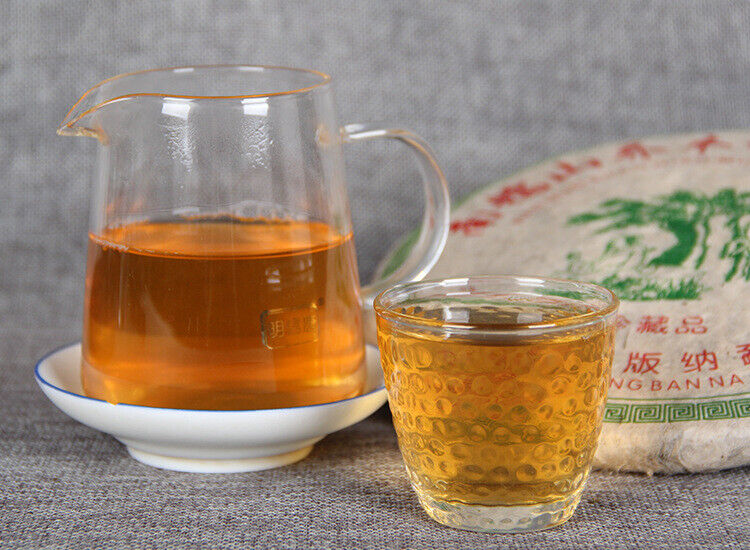Yr Nan Nuo Shan Qiao Mu Qi Zi Yuan Cha Collection Menghai Raw Puer Tea 357g