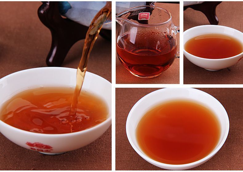 Summer Rain * Haiwan Old Comrade Xia Yu Mengsong Ancient Puer Ripe Tea 400g
