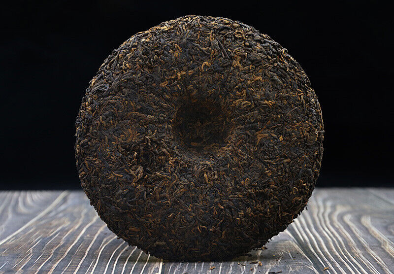 Puwen Shu Puer Tea "Yunya Jin Yun" YunNan Qi Zi Puerh Tea Ripe Cake 400g