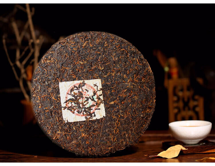 Ripe Pu-erh Heaven Earth Menghai Royal Golden Buds Old Arbor King Tea 357g