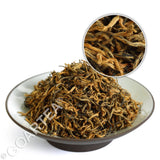 TeaHELLOYOUNG 100g Supreme Wuyi Jinjunmei Eyebrow Black Tea Loose Golden-Buds