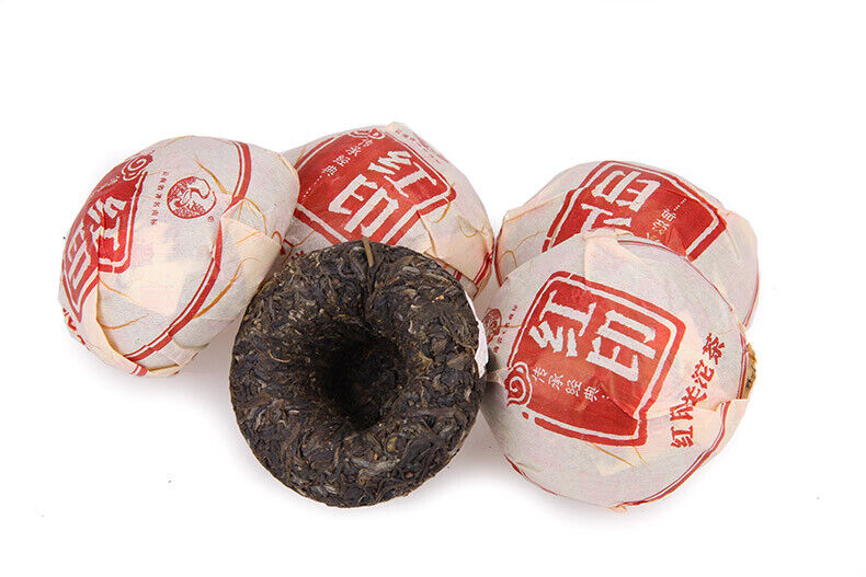 Classic Red Seal * Yunnan XiaGuan TuoCha Pu Erh Tea Raw Tuo Cha 500g Tin