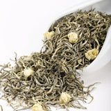 Jasmine Flower Green Tea Mo Li Piao Xue Jasmine Mixed with Green Tea Loose Leaf