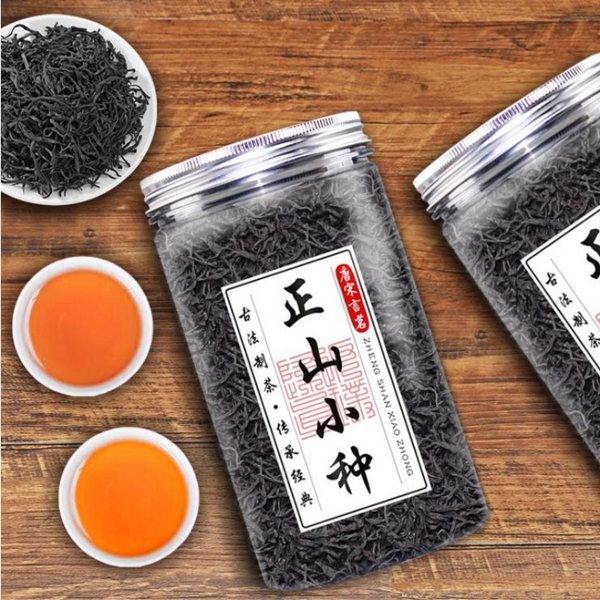 120gChinese Top Organic Black Tea  Lapsang Souchong Black Tea Loose Leaf Red Tea