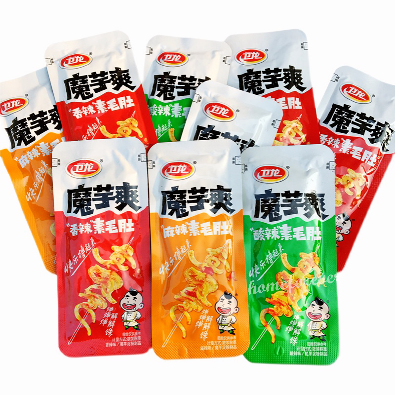 Mixed Flavors Weilong Moyushuang 500g Chinese Spicy Snacks Food 中国小吃卫龙魔芋爽素毛肚混合口味