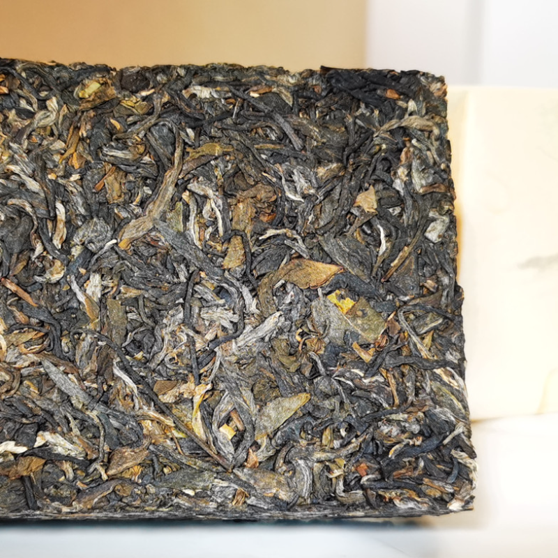 500g Old Puerh Raw Tea Brick Spring Pu-erh Tea Meiziqing Yunnan Pu'er Green Tea Secondary image