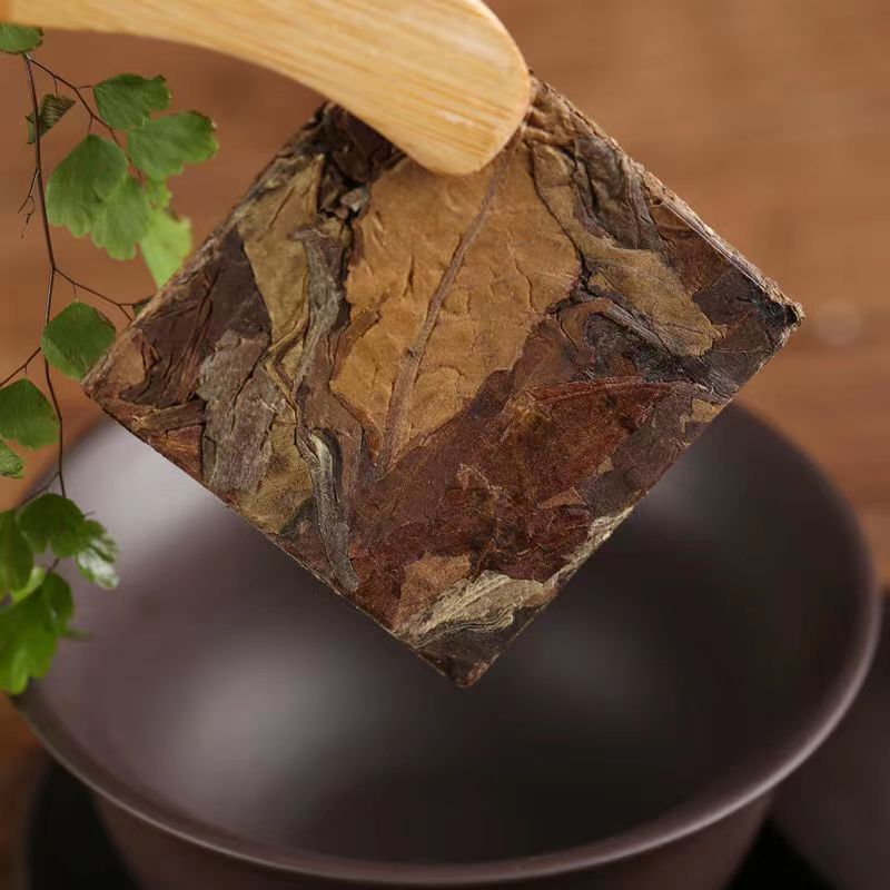 5Pcs Mini Jingmai White Tea Brick Chinse White Tea One Piece One Cup Tea Brick Secondary image