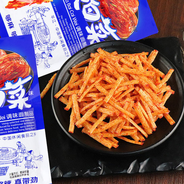 20g*5/10/20bags Spicy Cabbage Flavor Spicy Strips Spicy Snacks 辣白菜味辣条