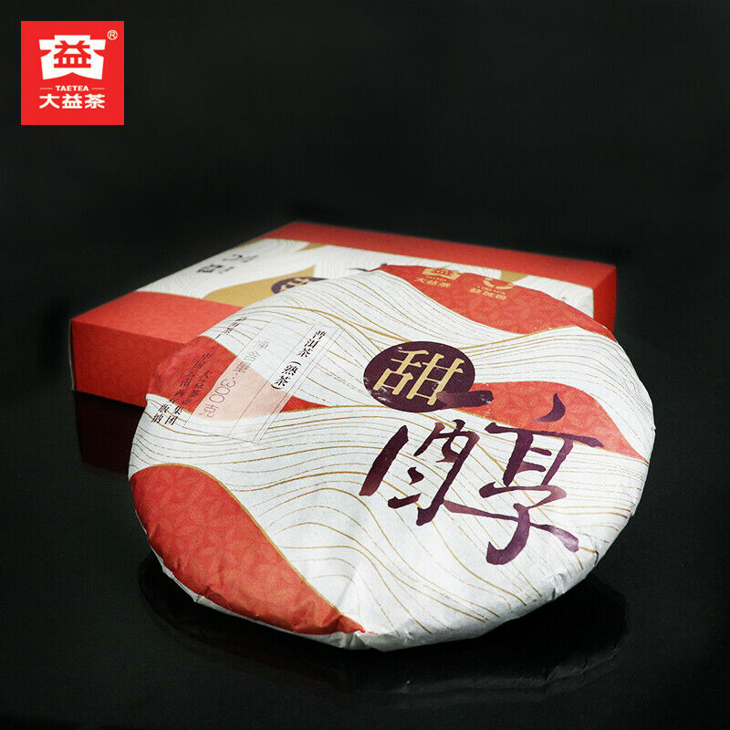 TIAN CHUN TAETEA Menghai Dayi Puerh Pu'er Pu-erh Ripe Cake Tea 300g Box