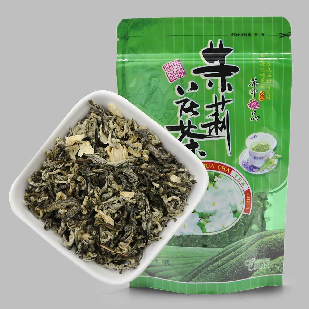 Jasmine Flowers Mix Green Tea Jasmine Scented Flower Tea Organic Loose Leaf Main image