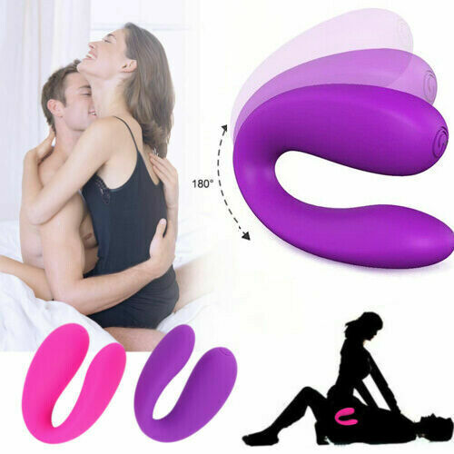 Anal Clit Dual Vibrator G Spot Dildo Rabbit Adult Sex Toy Massager Women Couples